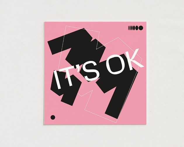 plakaty It's ok / Oryginalna grafika / poster print / plakat