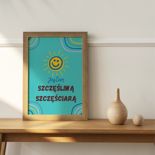 plakaty Plakat Szczęśliwa Szczęściara
