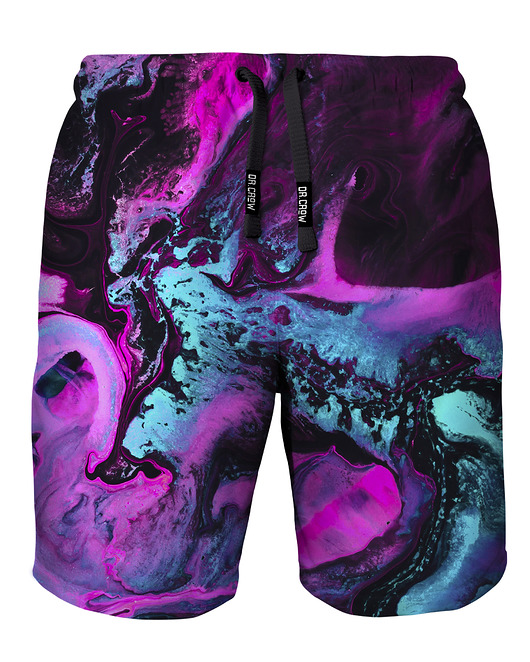 spodnie męskie Shorty Kąpielowe Męskie DR.CROW Neon Marble