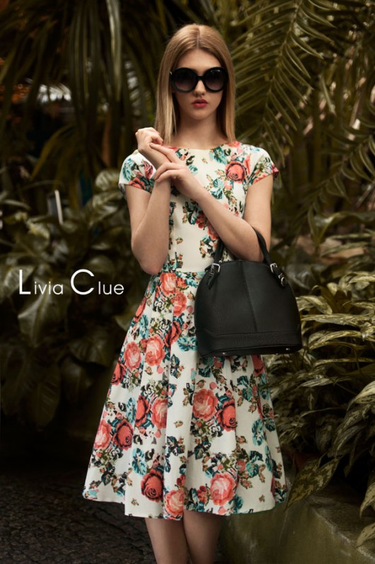Sukienka APRIL Midi Charlotte Livia Clue