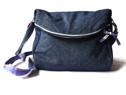 torebka midi - denim&violet - elfagado