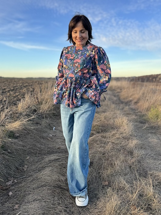 bluzki z długim rękawem damskie Bluzka Unicorn