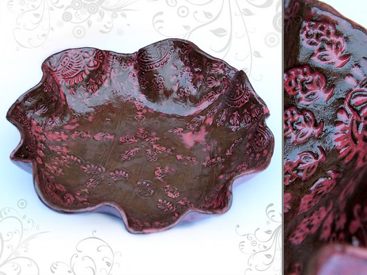india pink & plum katha