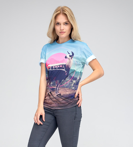 Volkswagen Lama T-Shirt Mr Gugu Miss Go