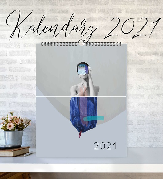 kalendarz 2021 a3 o kobietach i kwiatach polkastudio