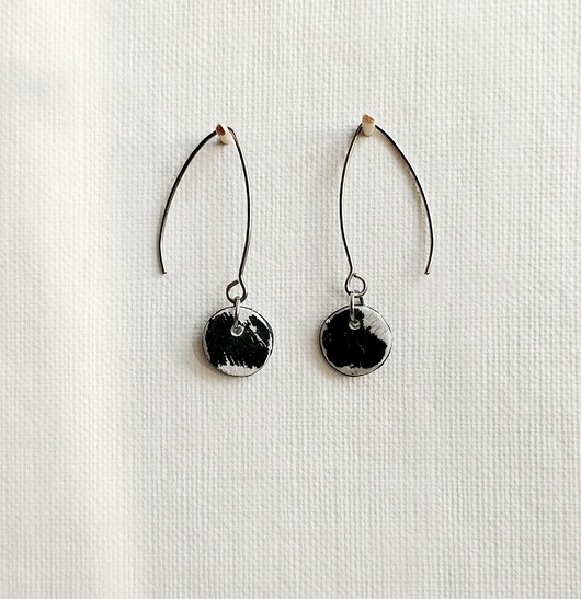 kolczyki ceramiczne Kolczyki ceramiczne długie Wabi sabi Style #5