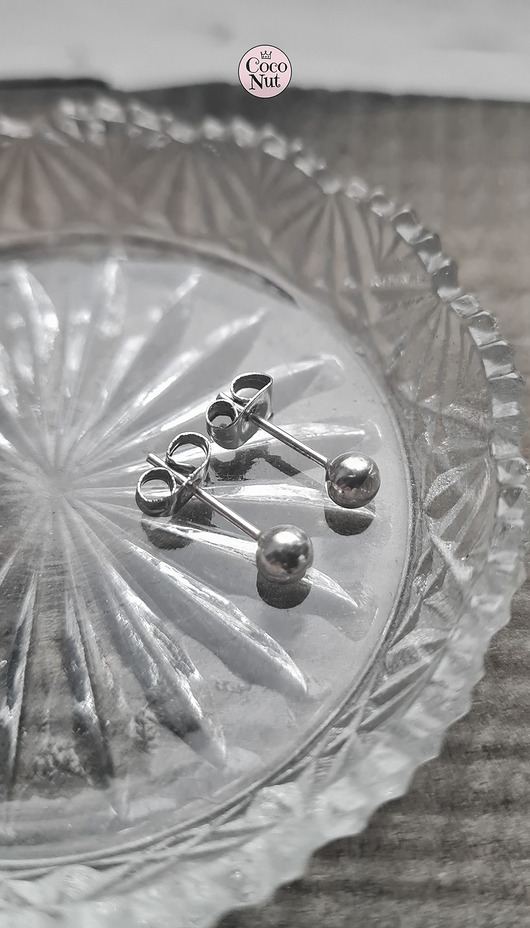 kolczyki srebrne Kolczyki srebrne kulki małe sztyfty