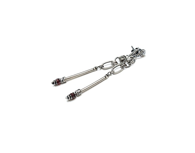 kolczyki srebrne Kolczyki srebrne Patyczki vol. 9 