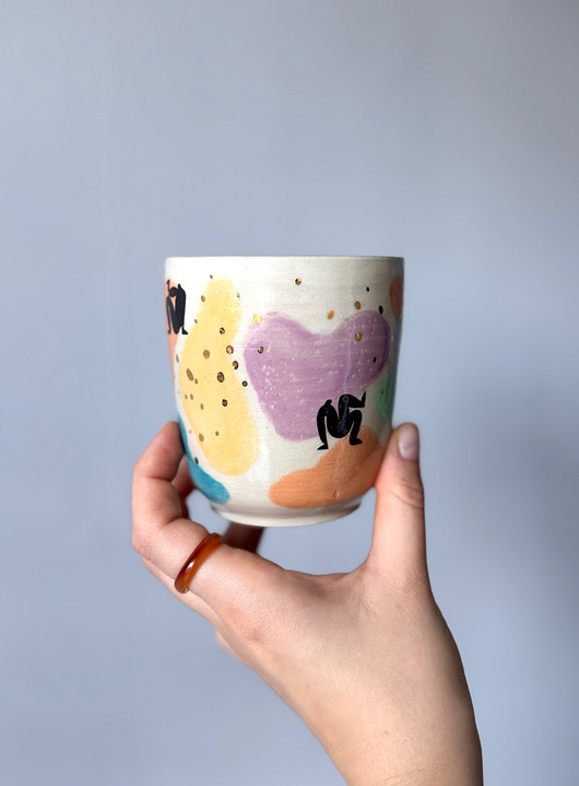 kubki Kubek graficzny w ludziki