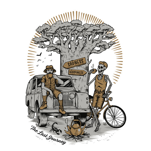 T - shirt "The last journey" Raw Wear