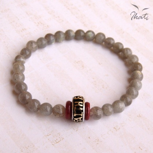 LABRADORYT Faith Message bransoletka Ikati Jewellery
