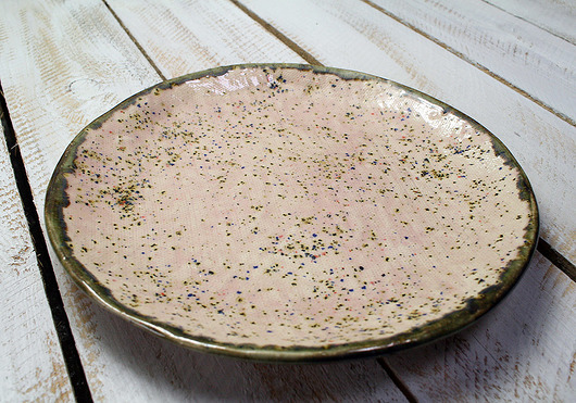 talerz ceramiczny - 22 cm w ciapki Studio Mini Forma