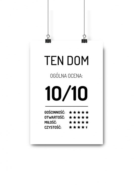 PLAKAT A3 | Ten Dom TYPTYP