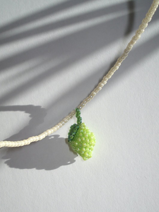 chokery Naszyjnik - lime