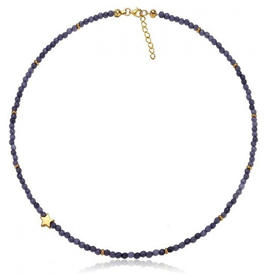 Naszyjnik z gwiazdką, z kwarców i srebra 925 Coccola JEWELLERY