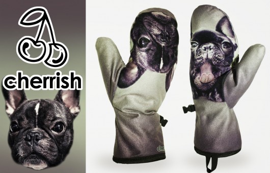 Rękawiczki Zimowe CHERRISH Frenchie cherrish