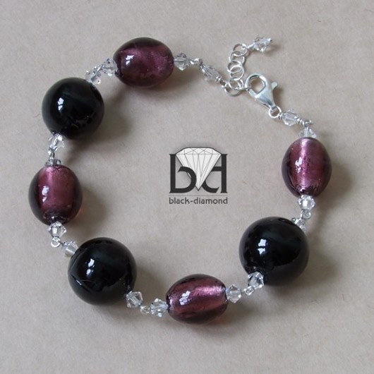 kryształ Swarovski w Wenecji 4 Black Diamond