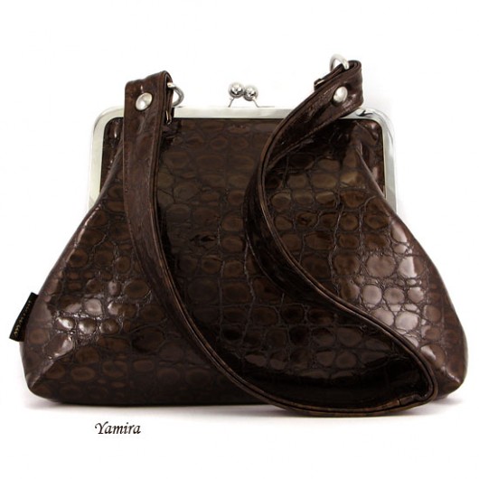 Torebka L :: brown leather exclusive :: yamira
