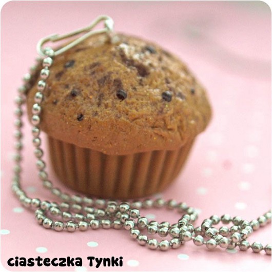 naszyjnik muffinka ciasteczkatynki