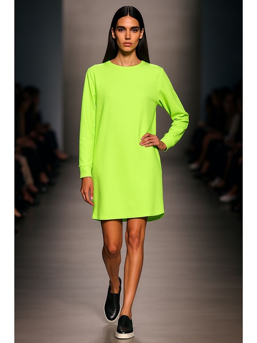 tuniki damskie Bluza neonowozielona YY700044_RAL6018