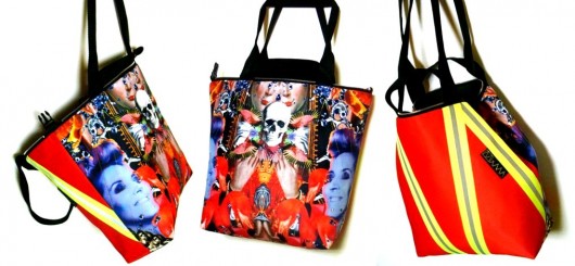 0502 art MIMA bag SHORT& Szymon Kurpiewski print MIMAbags