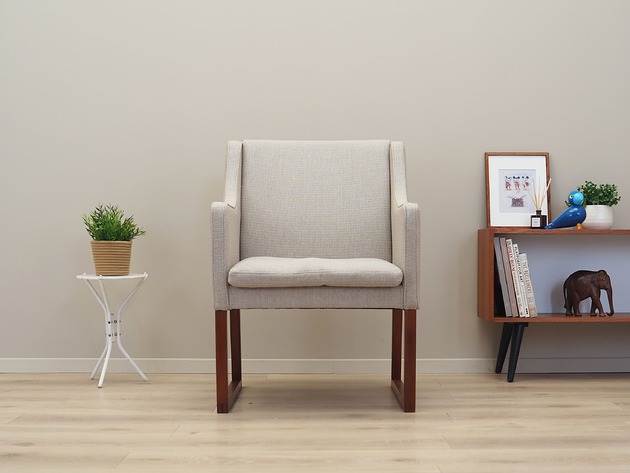 fotele Fotel tekowy, duński design, lata 70,  Borge Mogensen, Fredericia Furniture