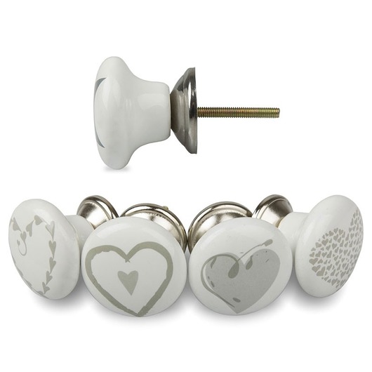 Gałka Heart Komplet 4 sztuki Dekoracyjne MIA home