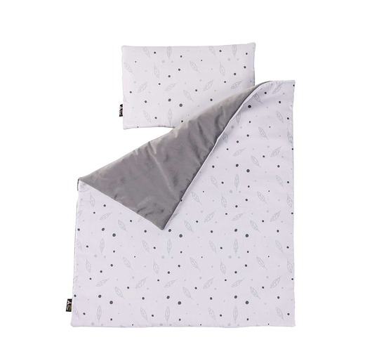 kocyki, kołderki, pościel dla dzieci Kocyk Velvet Nest Premium gray
