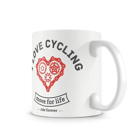 kubki Kubek. I love cycling