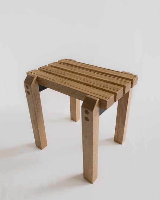 stołki Stołek z drewna buk