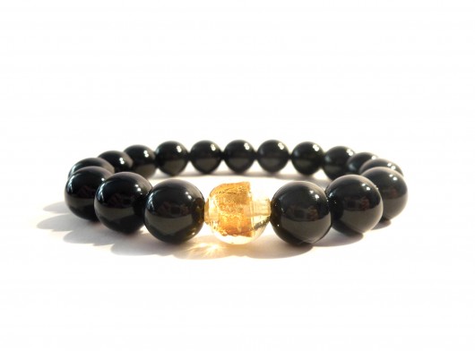 Bransoletka Onyx & Murano labonita