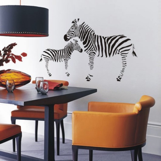 zebra naklejka na ścianę Project 8