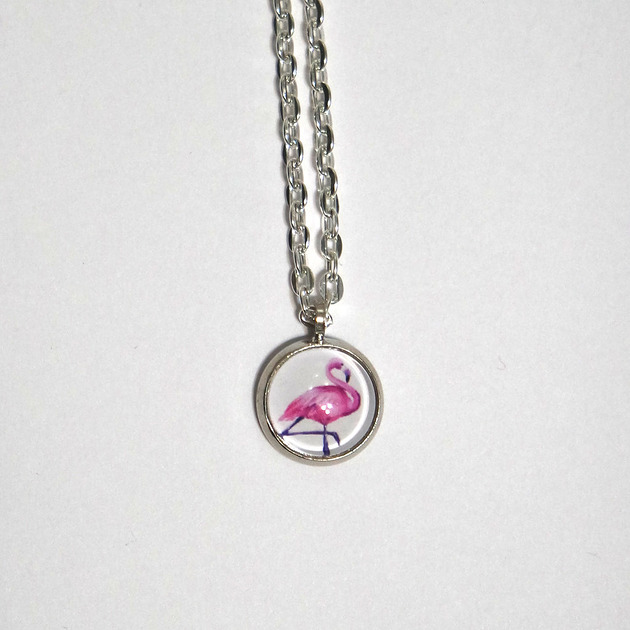 wisiory Medalion, naszyjnik - Flaming - mini