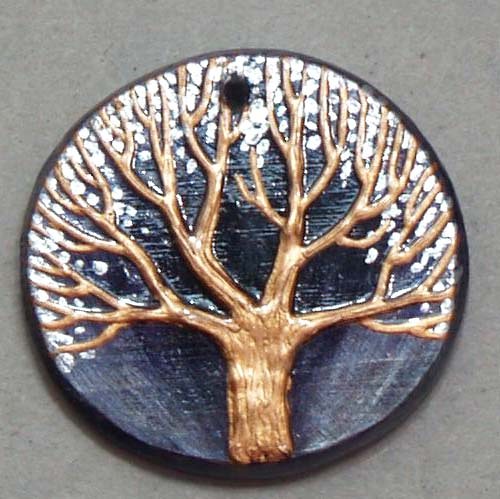 Gold tree abstrakcja