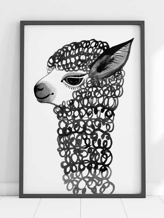 Plakat 30x40 - Lama Gabriela Krawczyk
