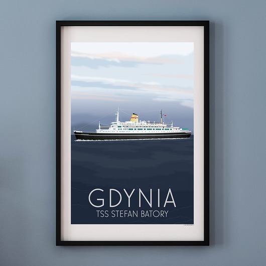 plakaty Plakat GDYNIA - TSS STEFAN BATORY