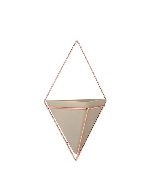 Pojemnik Doniczka Triangle Miedziana MIA home