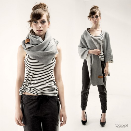 Tuba Komin Szal Kapuza ORIGAMI DRESS CADOaccessories