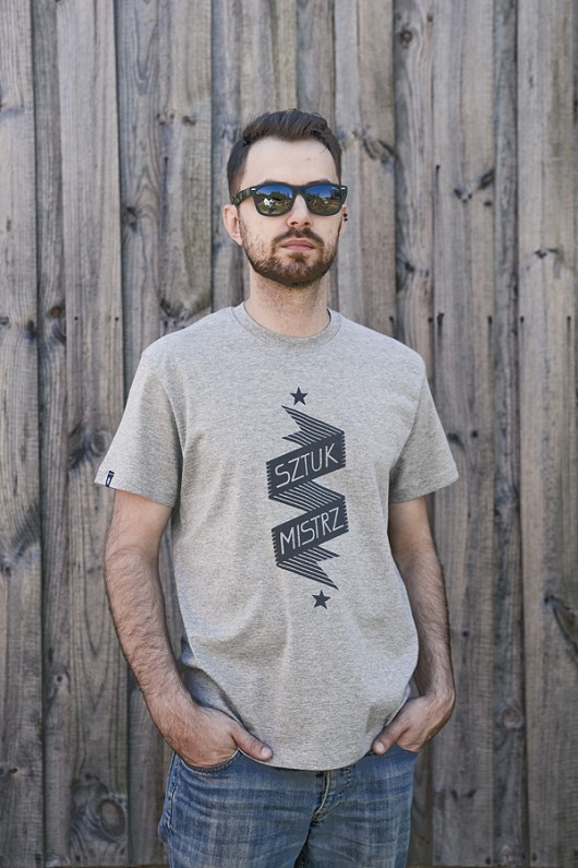 T-shirt SZTUKMISTRZ (szary) RUNO