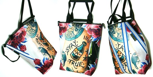 1078 art MIMA bag UNI & Szymon Kurpiewski print MIMAbags