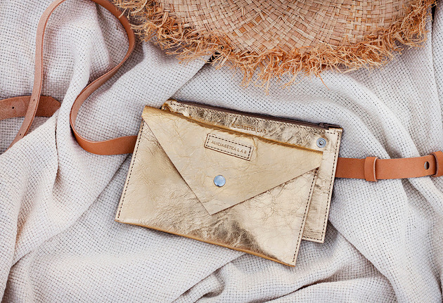 Belt Pouch L Gold Alicja Getka LAB