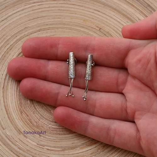 RAW SILVER- sztyfty srebrne Rez. tanakaArt