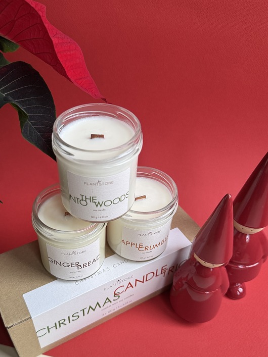 świece zapachowe Zestaw świec sojowych CHRISTMAS CANDLE TRIO 3 x 120 g