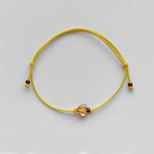 bransoletki na sznurku Serduszko bransoletka