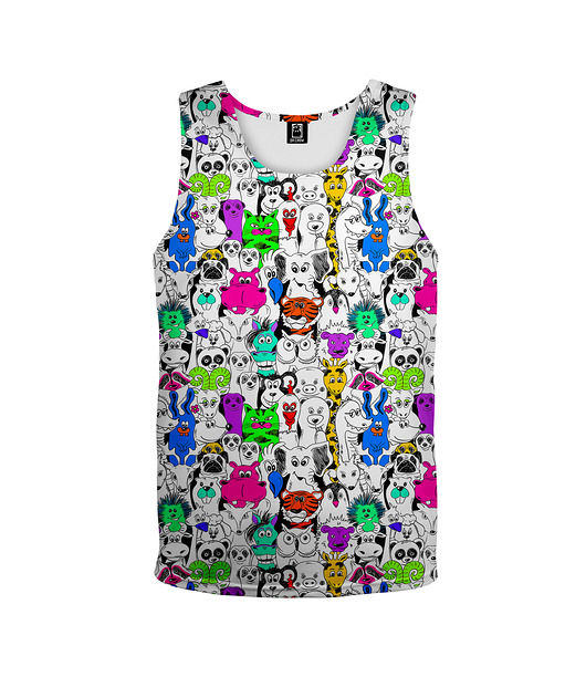 t-shirty dla chłopców Bokserka Top Boy DR.CROW Animal