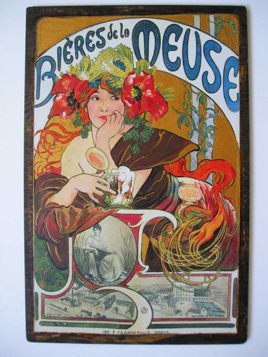 Secesyjny plakat misha szura