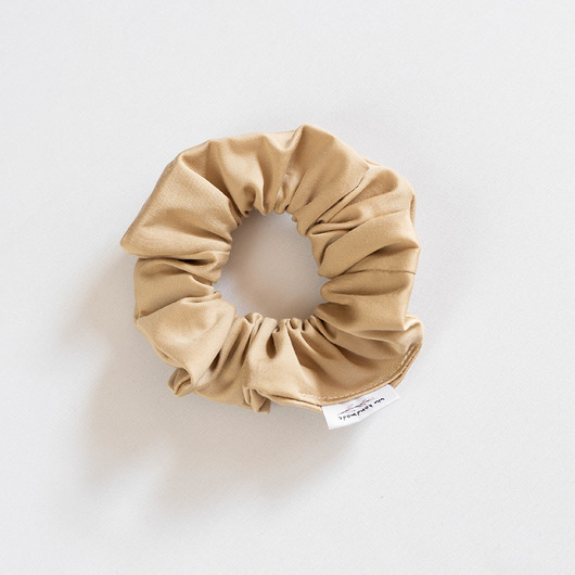 gumki do włosów Scrunchie GOLD