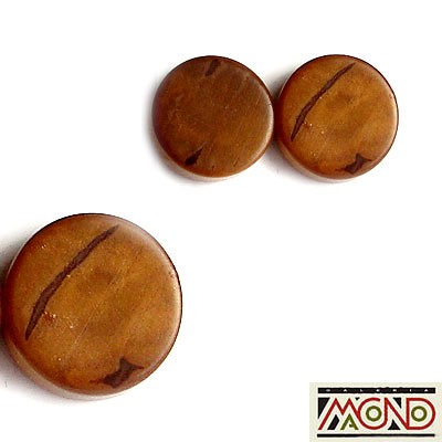 Wkręcane kolczyki z tagua (K180) Galeria Macondo