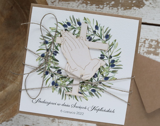 kartki scrapbooking Kartka z okazji święceń kapłańskich dla księdza