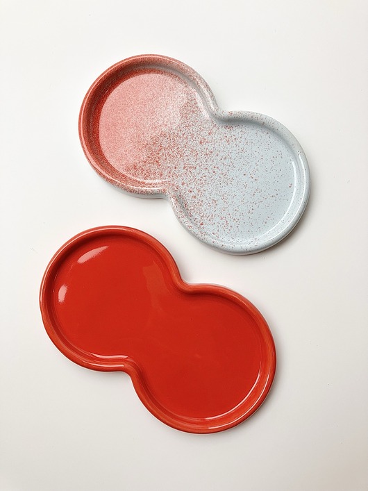 patery i talerze Talerzyk Peanut /blue and red/